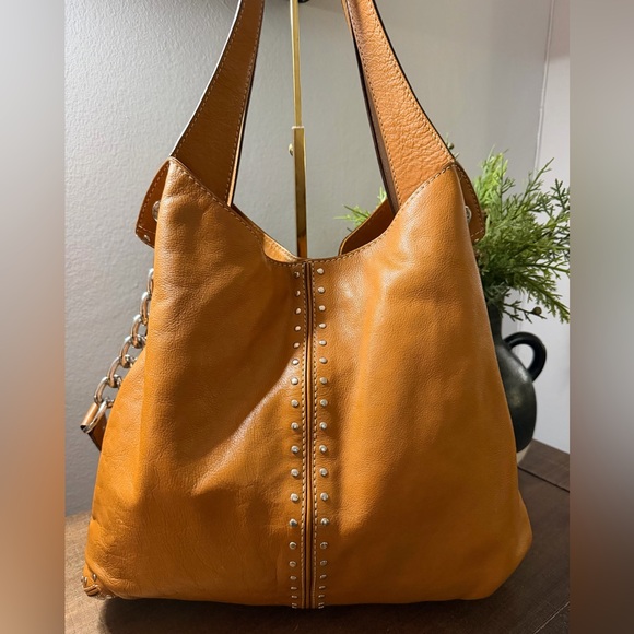 Michael Kors Uptown Astor Studded Shoulder Bag - Picture 2 of 16